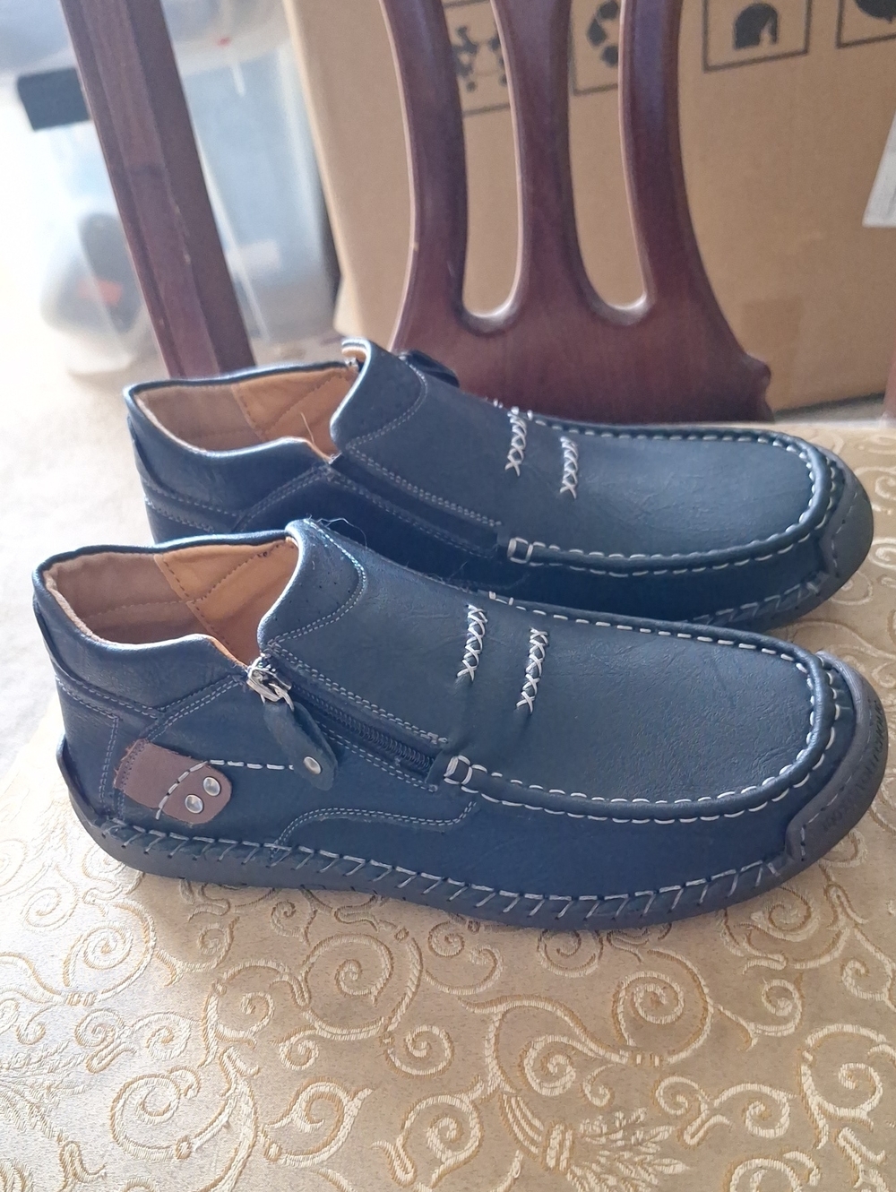 Driving Boots Mens Handmade Premium Leather Size 42 US 81/2